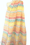 Italian silk organza - graphic dotty stripe