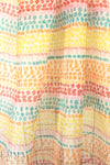 Italian silk organza - graphic dotty stripe 1.875 yd