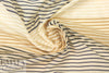 Italian visc/silk/cotton yarn-dye striped voile