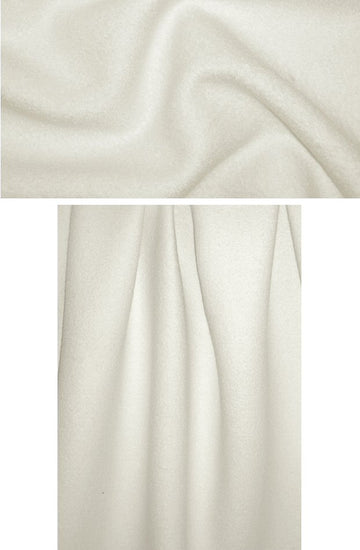 0scar winter white boiled wool double boucle'