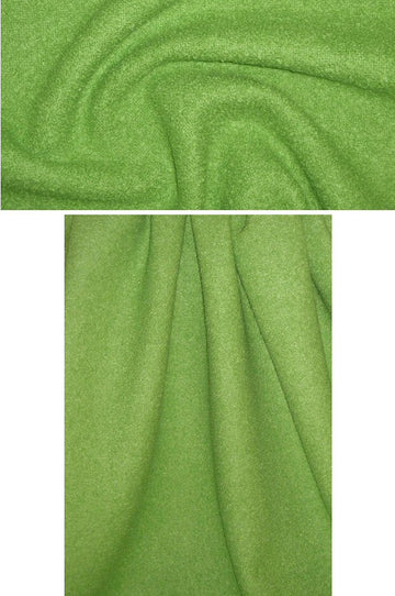 0scar parrot-green boiled wool double boucle' 1.33 yds