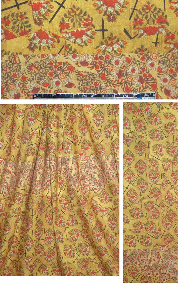 0scar asian motif panel print stretch cotton