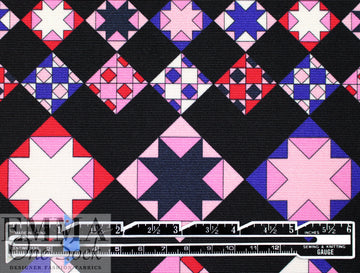Pucci Italian haute couture micro-ottoman - quilt motif 3 yds
