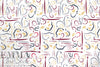 Ste11a McCartney stylized reptiles cotton ottoman .5 yds