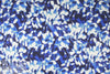 Mi11y shades of blue petal abstract cotton/visc. faille 2 yd
