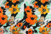 Italian ottoman knit - painterly floral 1.75 yards
