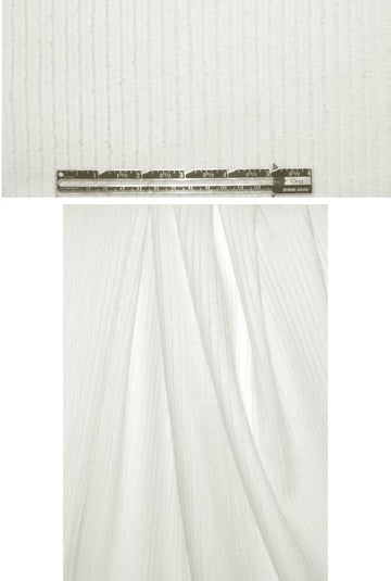 Italian cotton ottoman knit - creamy white .75 yds