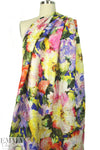Monique Lhui11er silk/met overprinted floral cloque'