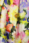 Monique Lhui11er silk/met overprinted floral cloque'