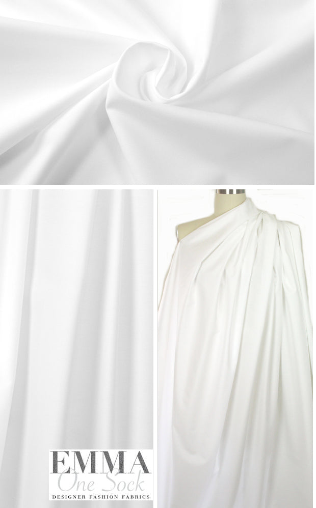 P0lo oxford cloth cotton shirting - white 1.875 yd