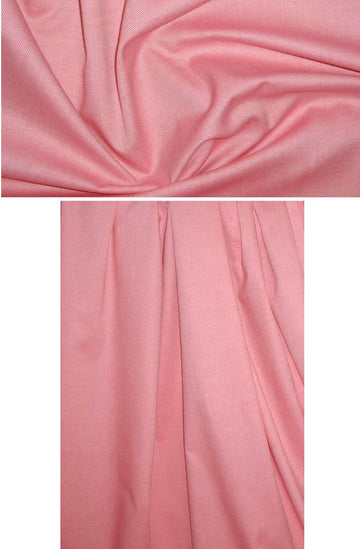 'new oxford' classic cotton shirting - coral pink