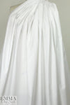 oxford cloth cotton shirting - white
