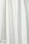 oxford cloth cotton shirting - white 1.375 yds