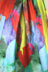 Mi11y painterly tulip abstract cotton sateen