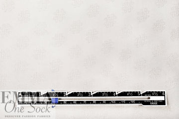 'Pan Chang knot' viscose jacquard lining - creamy white 1.375 yds