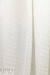 'Pan Chang knot' viscose jacquard lining - creamy white 1.375 yds