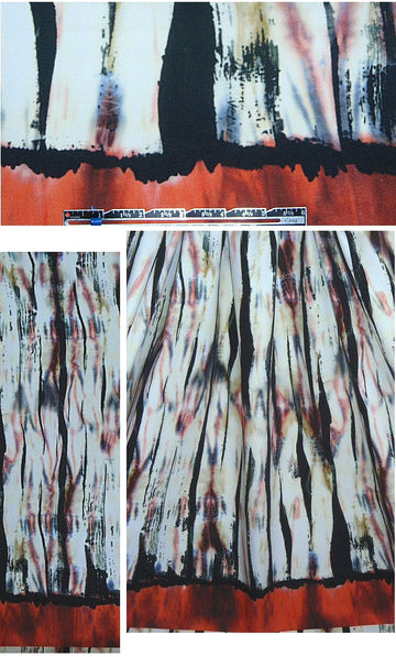Italian burnished batik cotton/lycra twill .66 yds