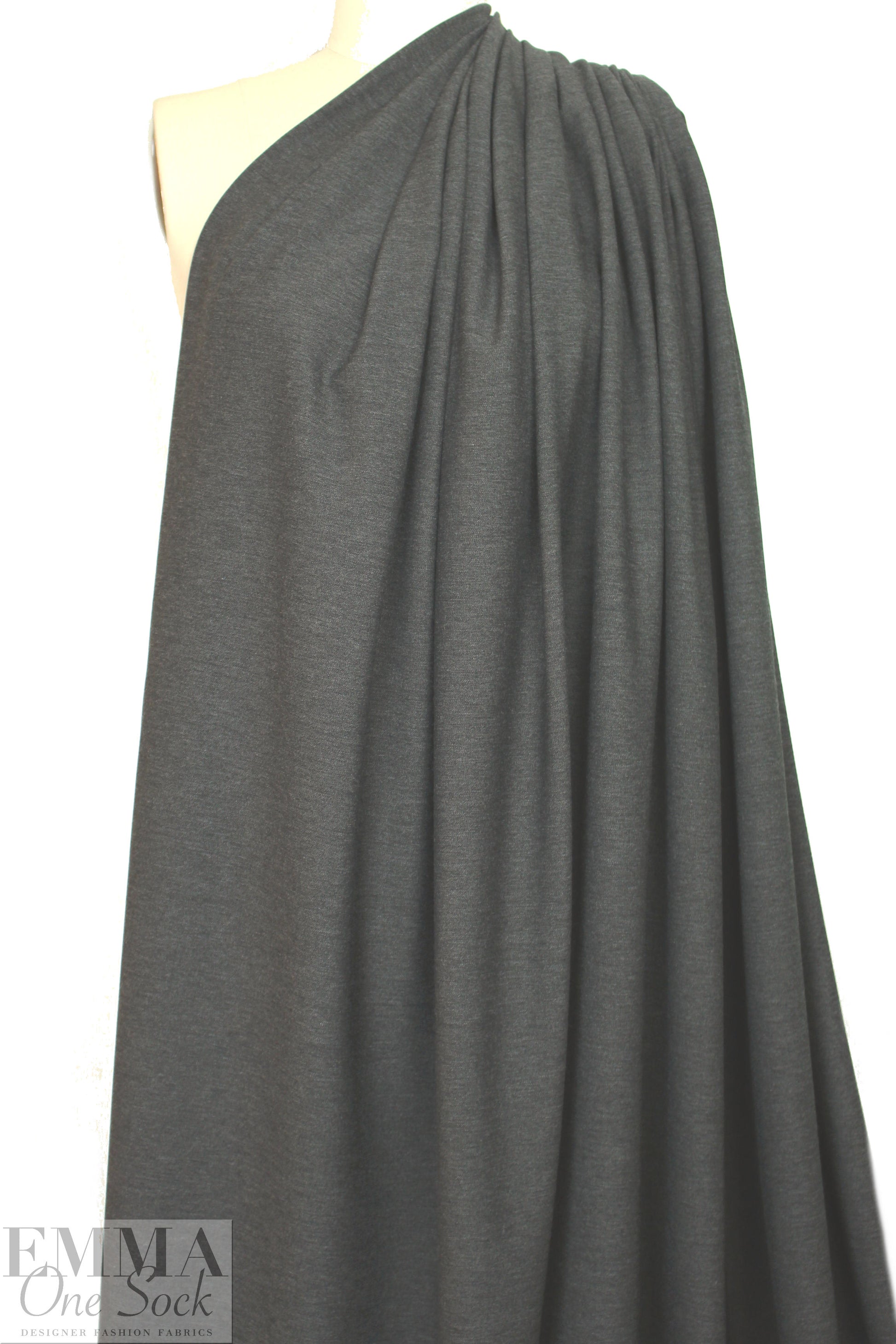CA designer 4-way 'RPL' stretch woven - charcoal 2.25 yds