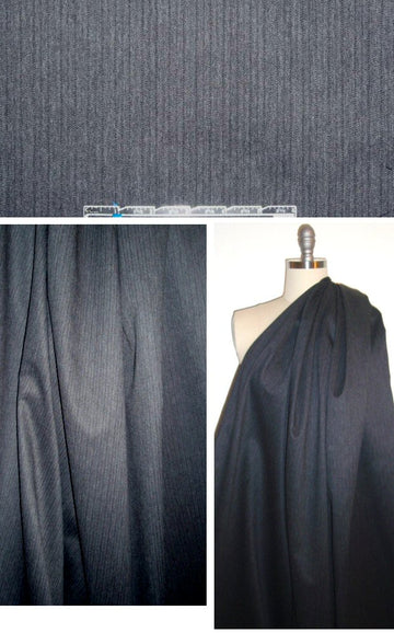 The0ry dark gray stripe stretch cotton twill