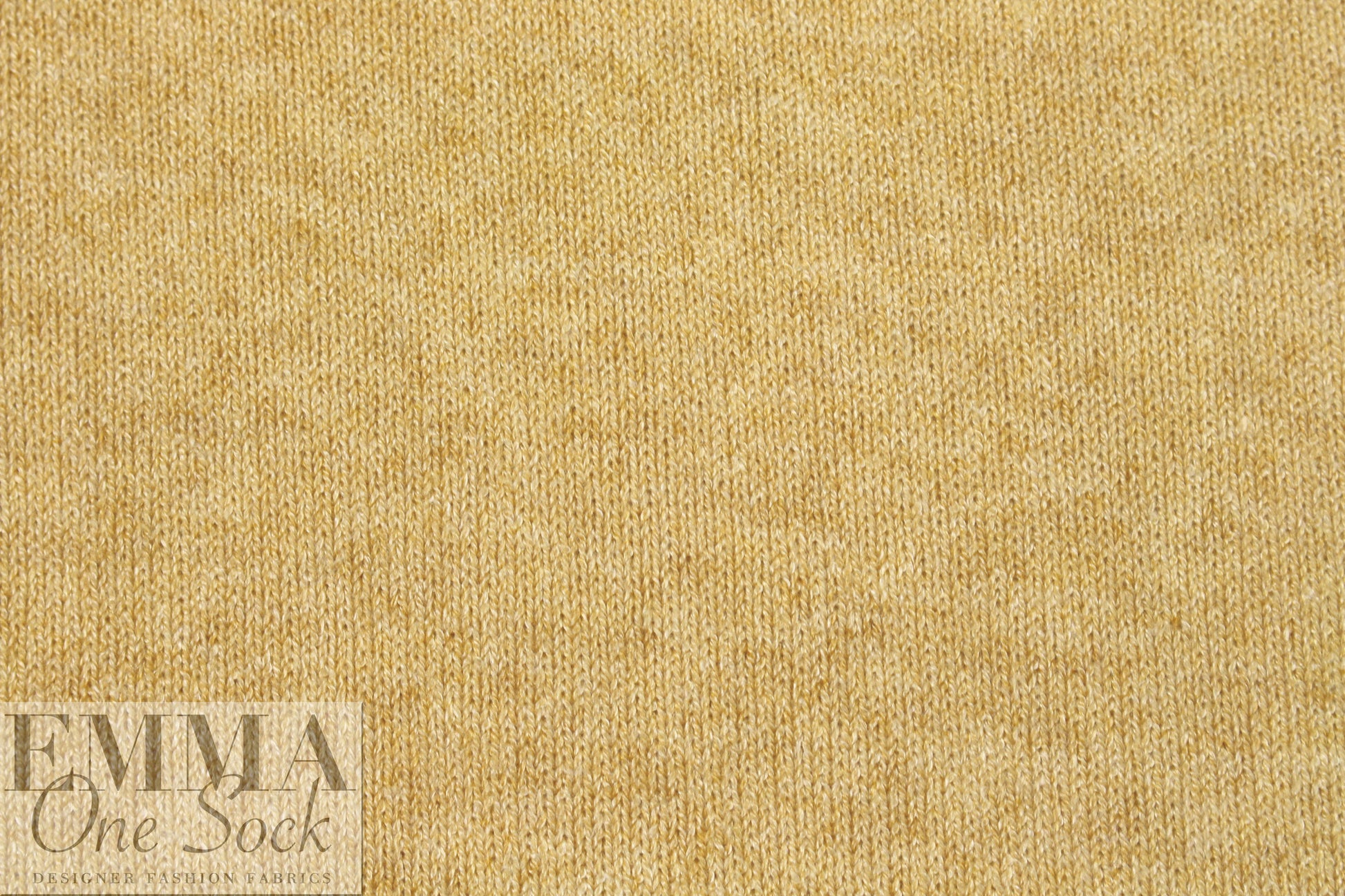 pashmina rib super soft sweater knit - maize heather 1 yard