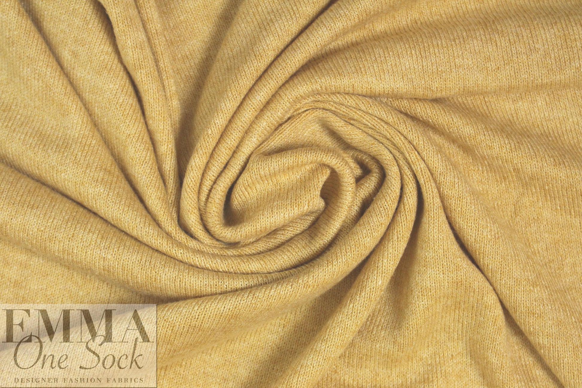 pashmina rib super soft sweater knit - maize heather