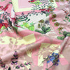 ponte, drapey viscose doubleknit 'garden patch'