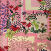 voile, viscose semi-opaque woven 'garden patch'