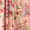 voile, viscose semi-opaque woven 'garden patch'