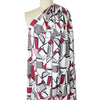 Italian 'balancing act' viscose pebble crepe woven 1.125 yds