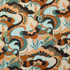 French 'Pucc!-esque landscape' pebble crepe woven .75 yds