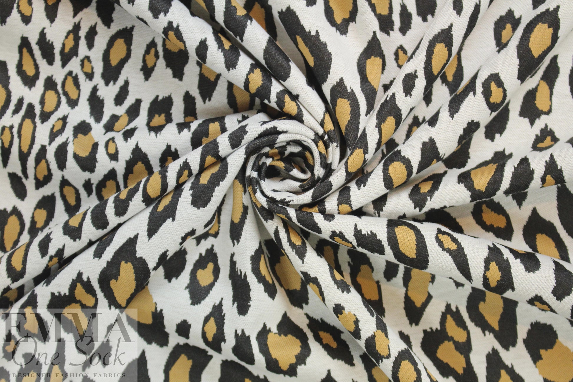 jacquard doubleknit - stylized jungle dot 1.375 yd