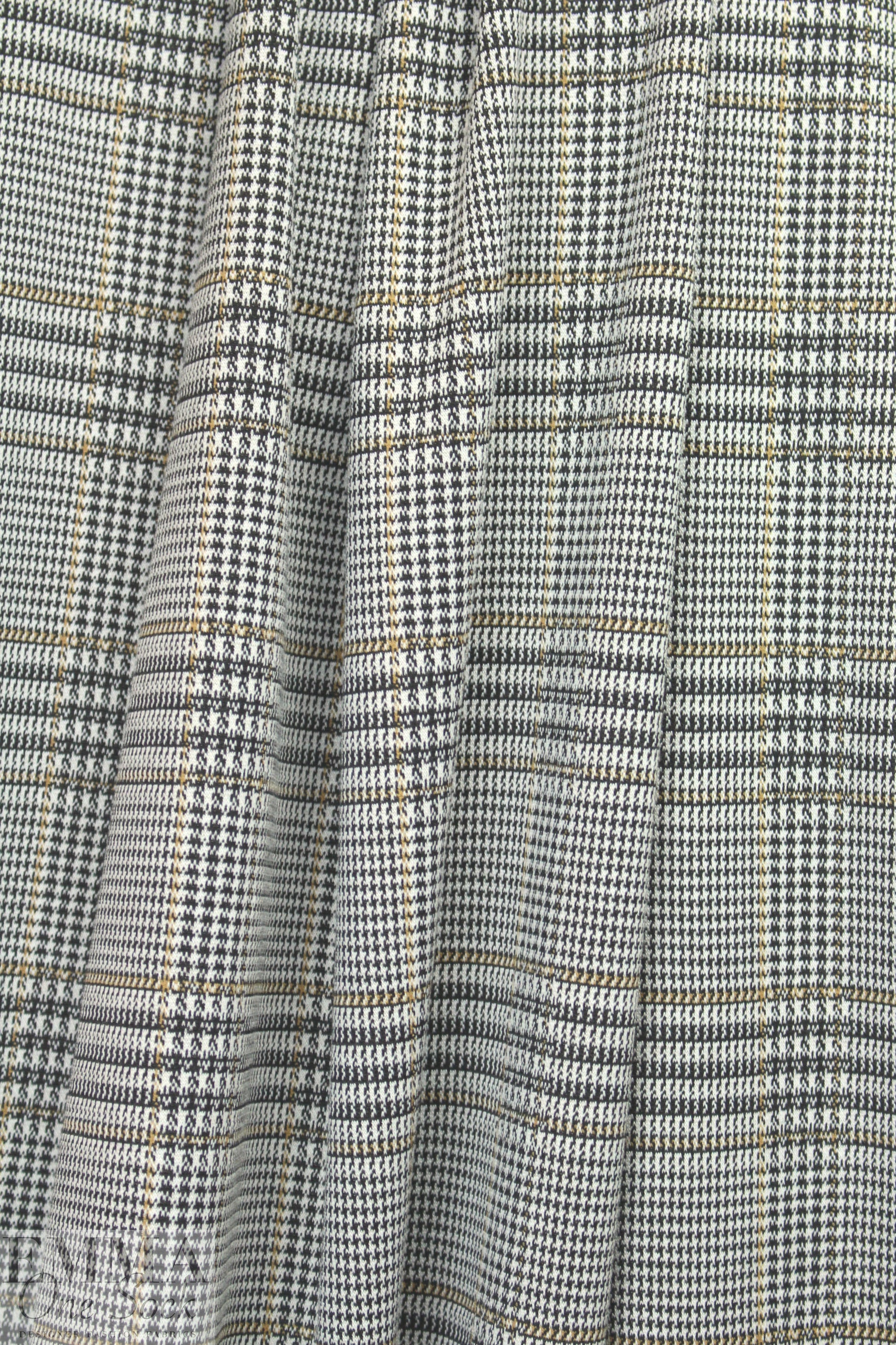 jacquard doubleknit - glen plaid