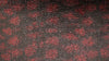 Tah@ri printed faux Persian lamb - burgundy animal 1.88 yds