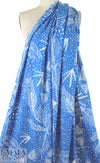 'island fantasy' viscose woven - brilliant blue 2 yds