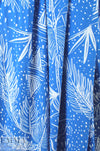'island fantasy' viscose woven - brilliant blue 1.5 yd
