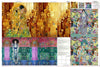 Dutch 'homage to Klimt ' 3-piece pillow cover panel *pattern included*