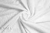 textured pinwheel pique novelty knit - white 1.875 yd