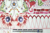 Italian printed textured cotton woven - decorative panel
