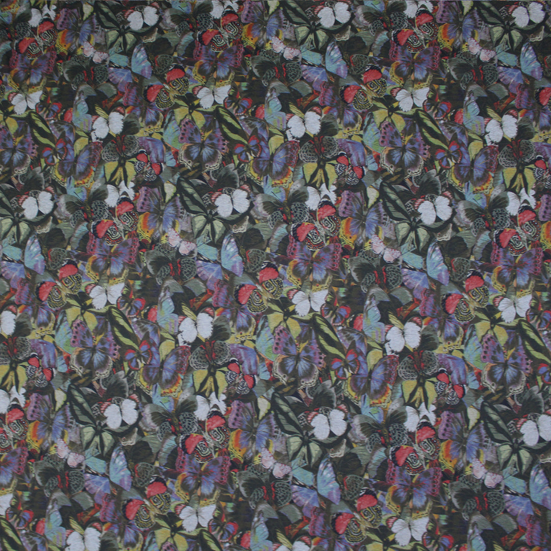 Italian 'butterfly mingle' cotton pique' knit 1 yard