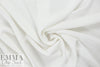 Italian micro-pique' textured viscose woven - white .875 yds