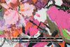 garden abstraction textured pique' knit - pink 2 yd