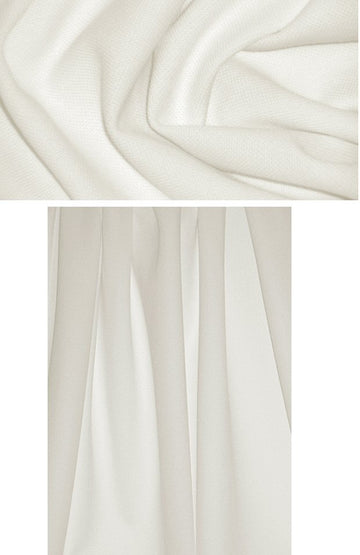 Italian pique stitch white all cotton knit