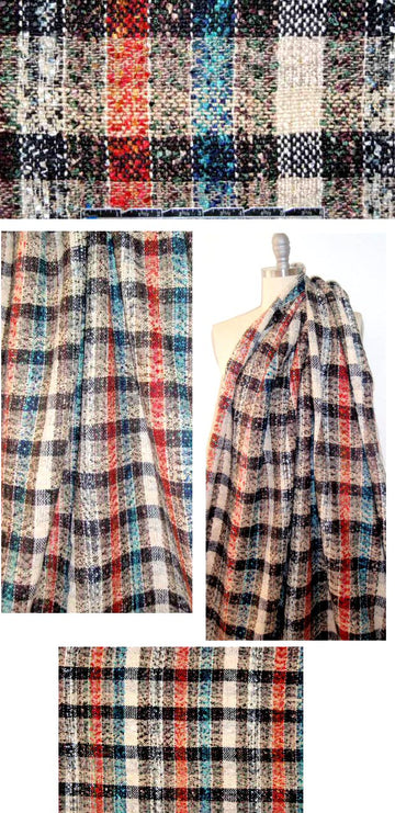 A1ice & O1ivia novelty yarns plaid suiting