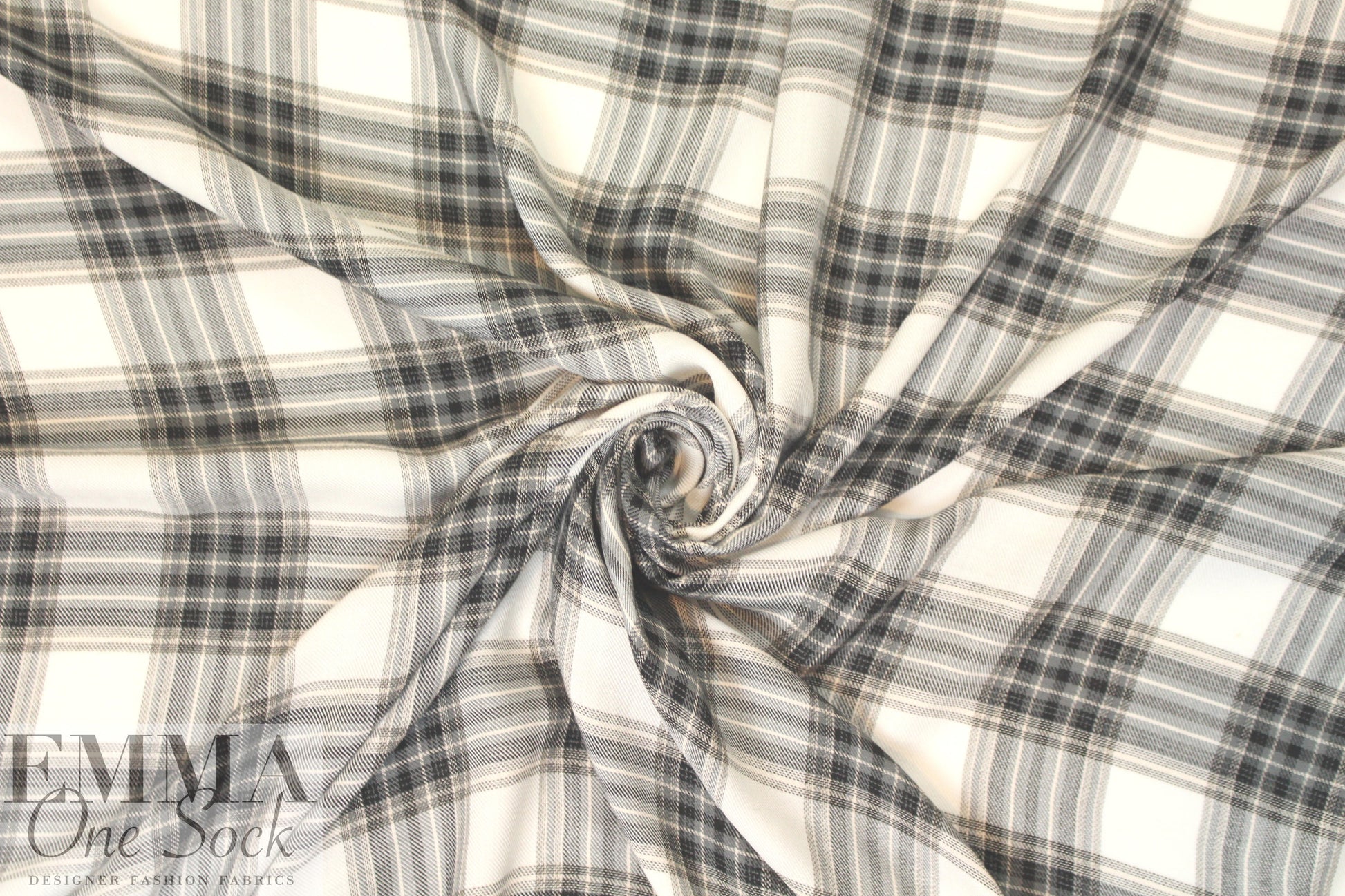 featherweight yarn-dyed plaid woven - black/khaki