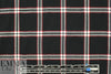 French yarn-dyed plaid drapey shirting - black/red