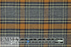 NY designer yarn-dye cotton plaid flannel - cinnamon/gray