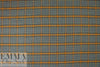 NY designer yarn-dye cotton plaid flannel - cinnamon/gray