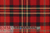 NY designer yarn-dye cotton plaid flannel - red/deep forest 1.5 yd