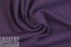 NY designer stretch yarn dyed plaid - rose/navy