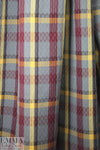 NY designer yarn dyed cotton jacquard plaid woven